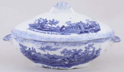 Toy Covered Vegetable Dish c1920